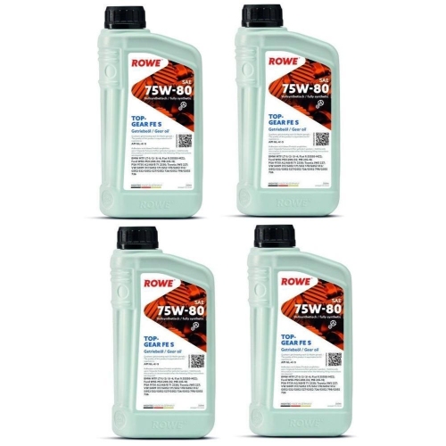 Getriebeöl ROWE 25066-5 HT Topgear FE SAE 75W80 S 4 Liter 25066-0050-99