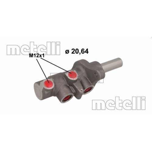 METELLI Hauptbremszylinder 05-1132
