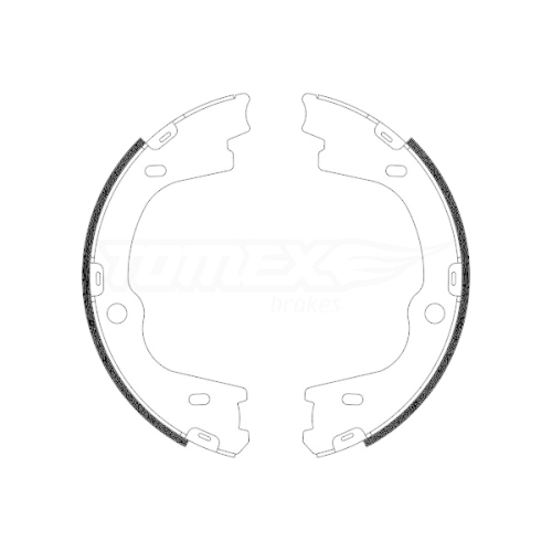 TOMEX Brakes Bremsbackensatz TX 23-27