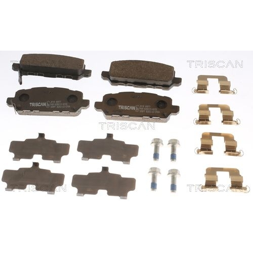 TRISCAN Bremsbelagsatz, Scheibenbremse 8110 40071