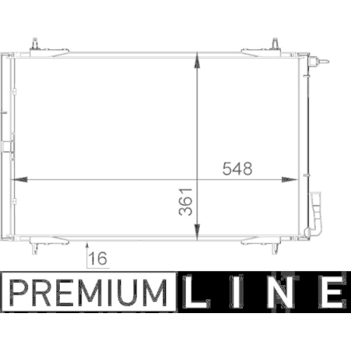 MAHLE Kondensator, Klimaanlage BEHR *** PREMIUM LINE *** AC 220 000P