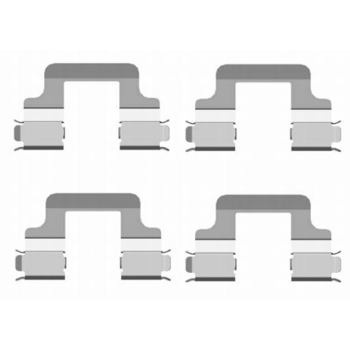 TEXTAR Zubehörsatz, Scheibenbremsbelag 82502000