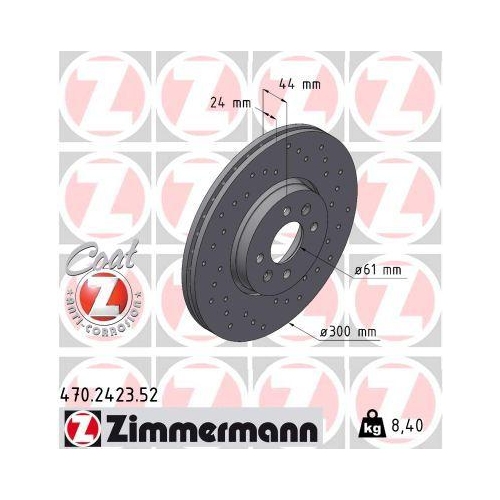 ZIMMERMANN Bremsscheibe SPORT Z 470.2423.52