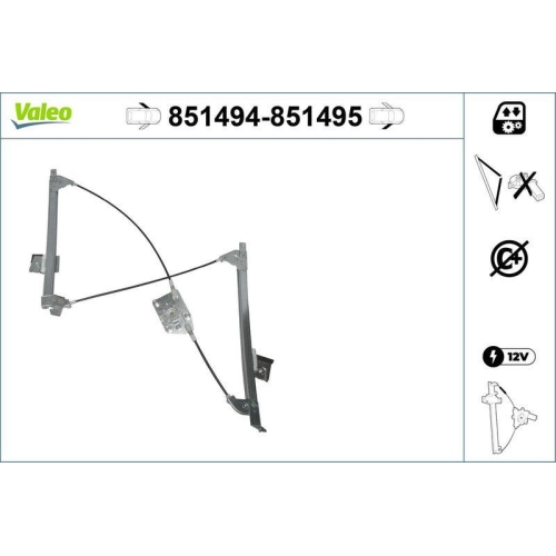 VALEO Fensterheber 851494