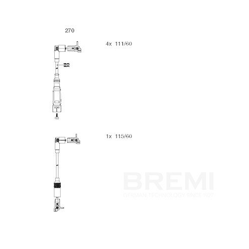 BREMI Z&uuml;ndleitungssatz 270