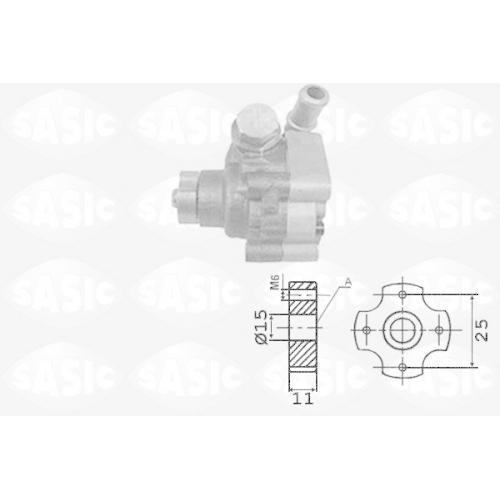SASIC Hydraulikpumpe, Lenkung 7076063