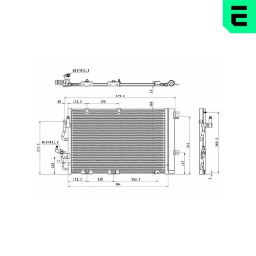 ERA Kondensator, Klimaanlage 667405