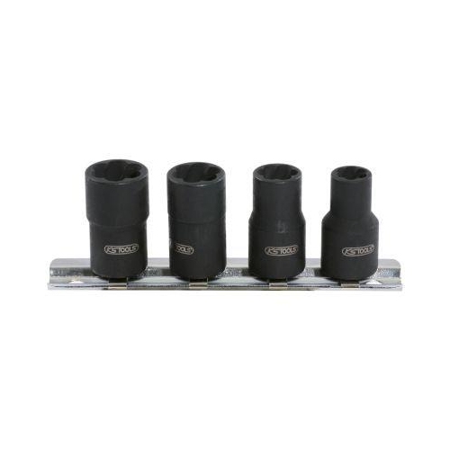 3/8 Zoll Spiral-Profil-Stecknuss-Satz, 4-tlg, 8-13mm KS TOOLS 913.3850