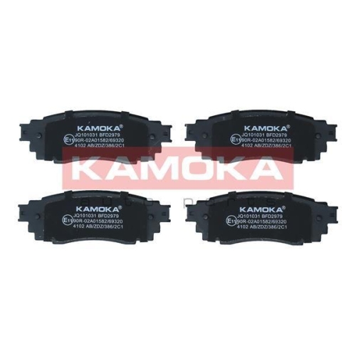 KAMOKA Bremsbelagsatz, Scheibenbremse JQ101031