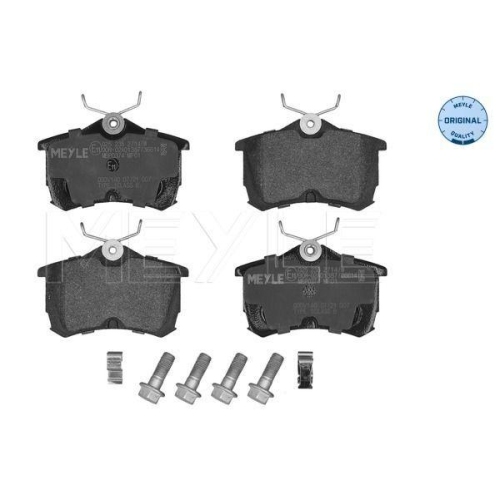 MEYLE Bremsbelagsatz, Scheibenbremse MEYLE-ORIGINAL: True to OE. 025 235 2714/W