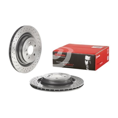 BREMBO Bremsscheibe PRIME LINE - UV Coated 09.A961.21