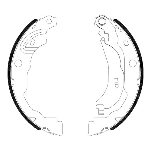 TEXTAR Bremsbackensatz 91088200