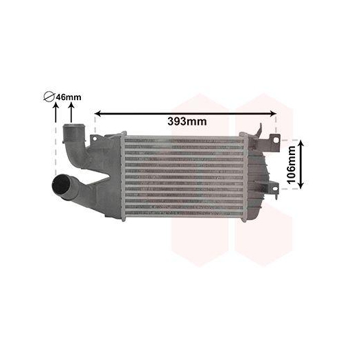 VAN WEZEL Ladeluftk&uuml;hler 37004584