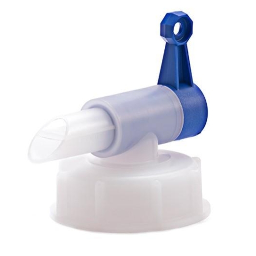 Auslaufhahn Mannol (Blau/Wei&szlig;) Ablasshahn AH 23/61 f&uuml;r 20 Liter Kanister DIN61