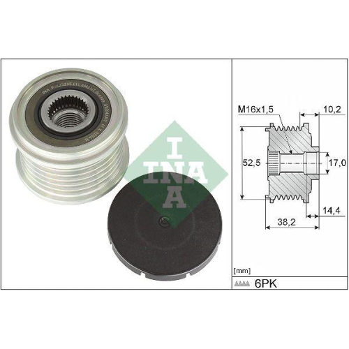 Schaeffler INA Generatorfreilauf 535 0369 10