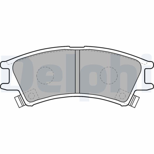 DELPHI Bremsbelagsatz, Scheibenbremse LP1502