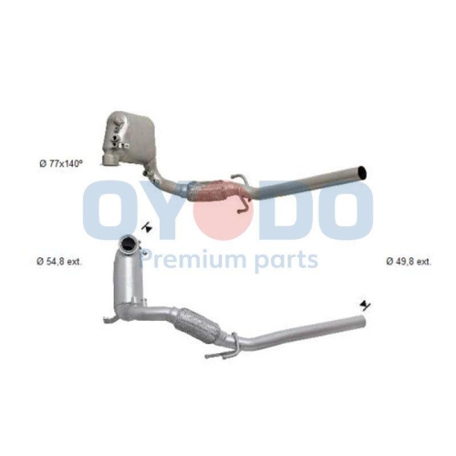 Oyodo Ruß-/Partikelfilter, Abgasanlage