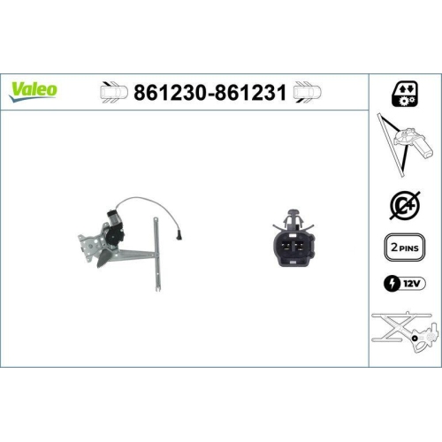 VALEO Fensterheber 861231