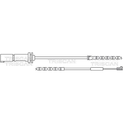 TRISCAN Warnkontakt, Bremsbelagverschleiß