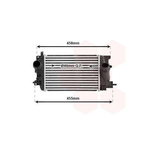 VAN WEZEL Ladeluftk&uuml;hler 37004593