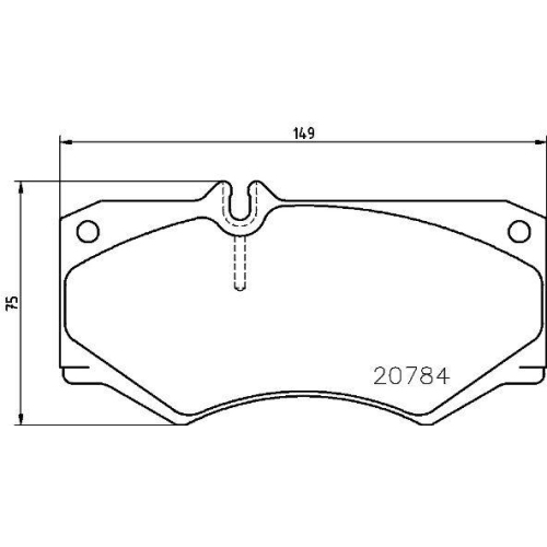BREMBO Bremsbelagsatz, Scheibenbremse PRIME LINE P 50 003