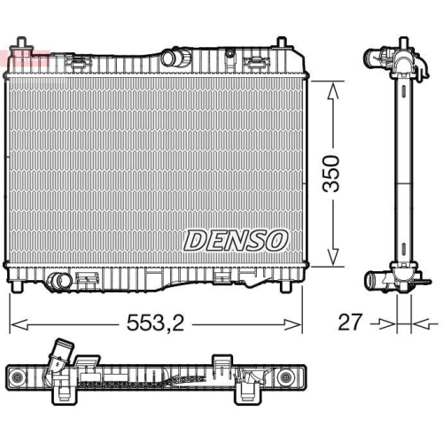 DENSO K&uuml;hler, Motork&uuml;hlung DRM10116