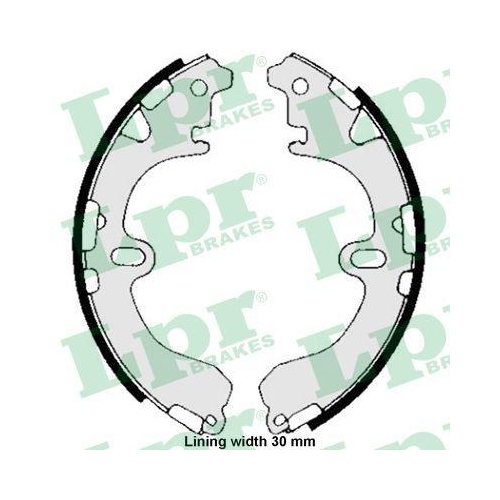 LPR Bremsbackensatz 05810
