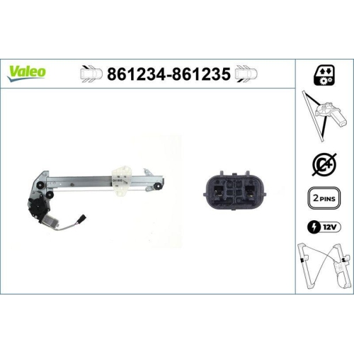 VALEO Fensterheber 861235