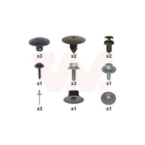 VAN WEZEL Montagesatz, Kotfl&uuml;gel 1518796