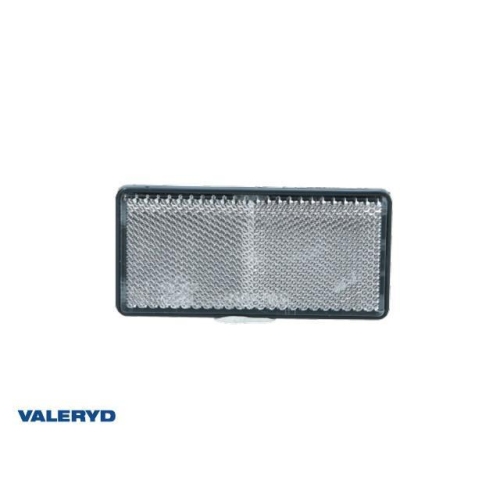 Reflektor rechteckig Radex selbstklebend wei&szlig; 103x51 mm Anh&auml;nger Valeryd