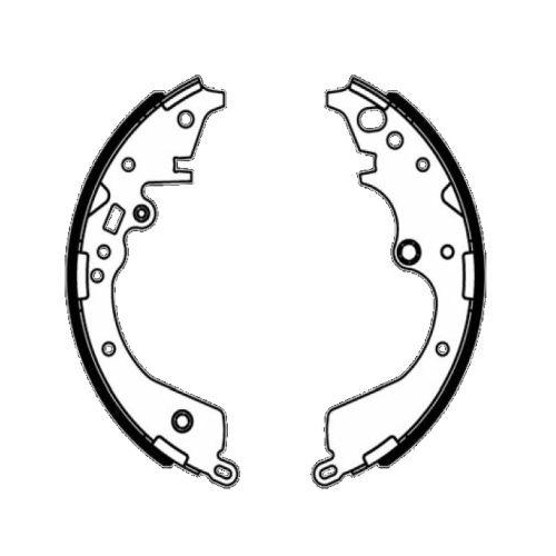 TEXTAR Bremsbackensatz 91083700