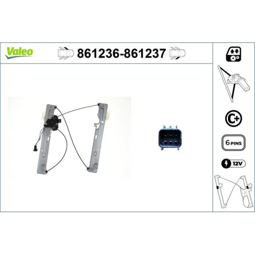 VALEO Fensterheber 861236