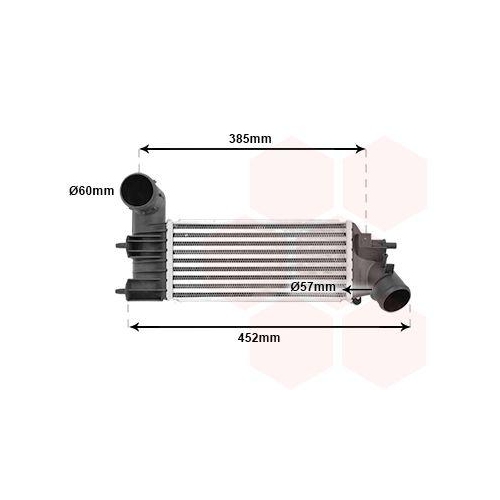 VAN WEZEL Ladeluftk&uuml;hler 40004204