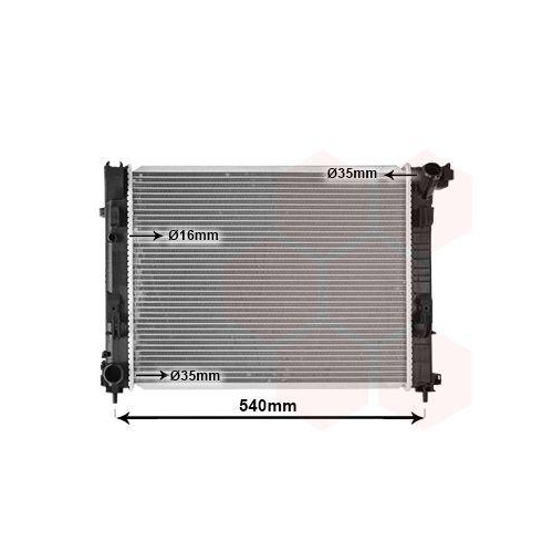 VAN WEZEL K&uuml;hler, Motork&uuml;hlung 43012724