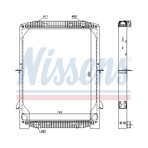 NISSENS K&uuml;hler, Motork&uuml;hlung 63334