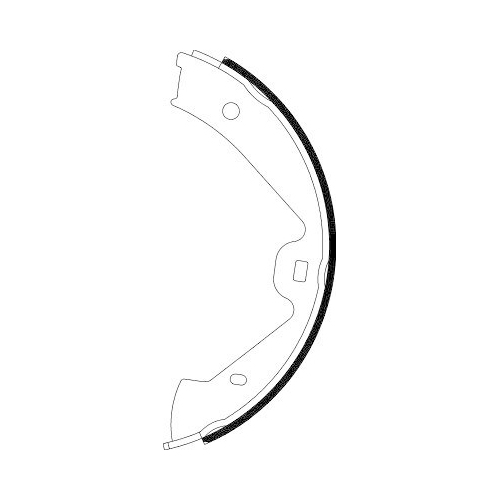HELLA Bremsbackensatz, Feststellbremse 8DA 355 050-221