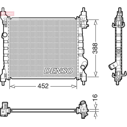 DENSO K&uuml;hler, Motork&uuml;hlung DRM15014