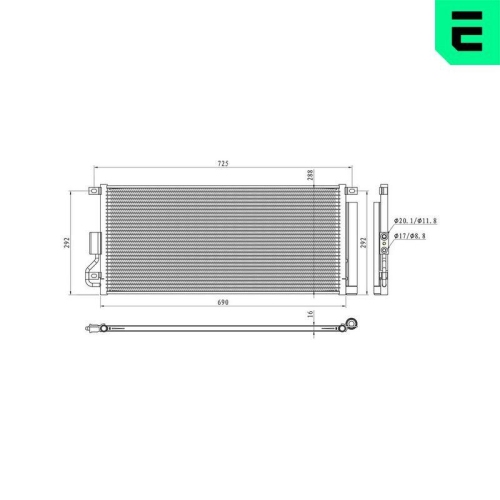 ERA Kondensator, Klimaanlage 667418