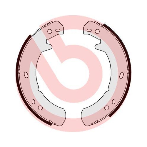 BREMBO Bremsbackensatz, Feststellbremse ESSENTIAL LINE S 44 507