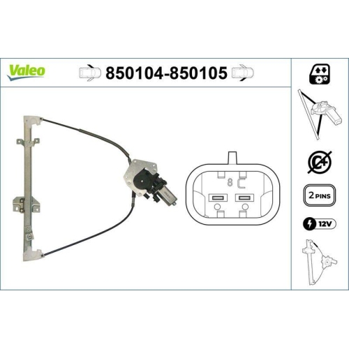 VALEO Fensterheber 850104