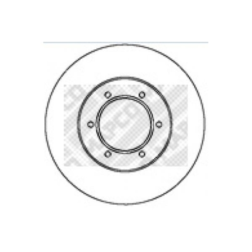 MAPCO Bremsscheibe 15281