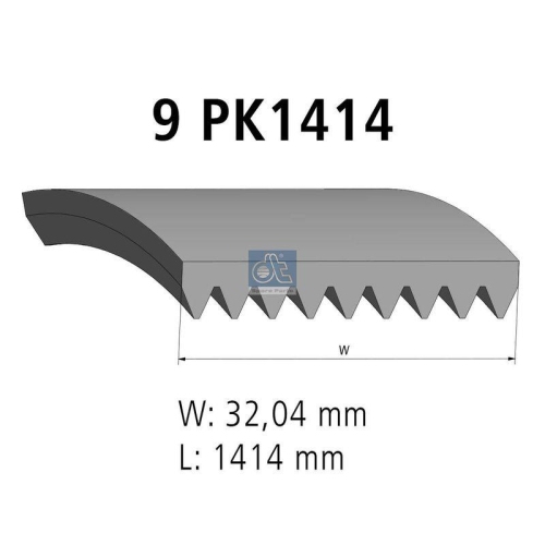 DT Spare Parts Keilrippenriemen 5.41420