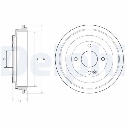 DELPHI Bremstrommel BF592