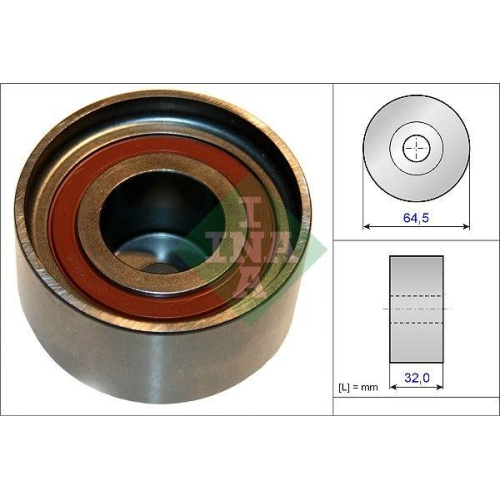 Schaeffler INA Umlenk-/F&uuml;hrungsrolle, Zahnriemen 532 0675 10