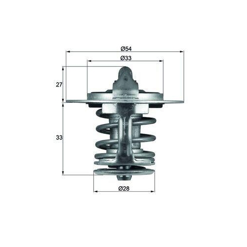 MAHLE Thermostat, K&uuml;hlmittel BEHR TX 84 77