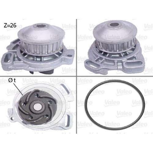VALEO Wasserpumpe, Motorkühlung 506190