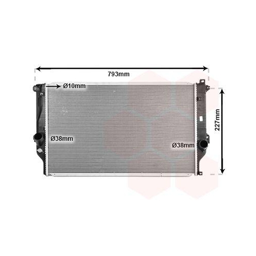 VAN WEZEL K&uuml;hler, Motork&uuml;hlung 53012705