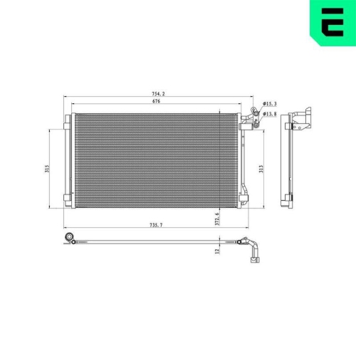 ERA Kondensator, Klimaanlage 667451