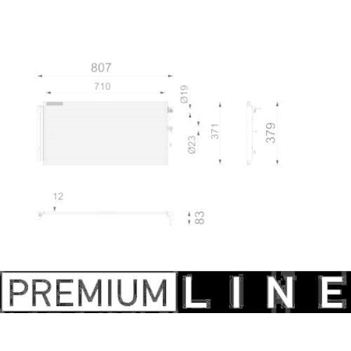 MAHLE Kondensator, Klimaanlage AC 1211 000P