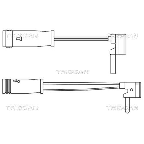 TRISCAN Warnkontakt, Bremsbelagverschleiß